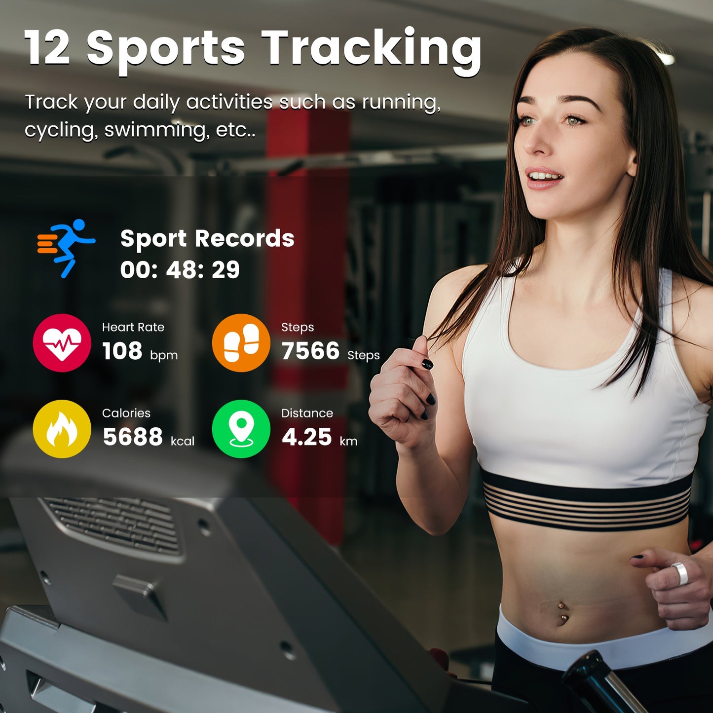 Pro-Series Smart Health Ring with Portable Charging Case | Advanced Sleep, Stress & HRV Tracker | 7-Day Ultra-Long Endurance