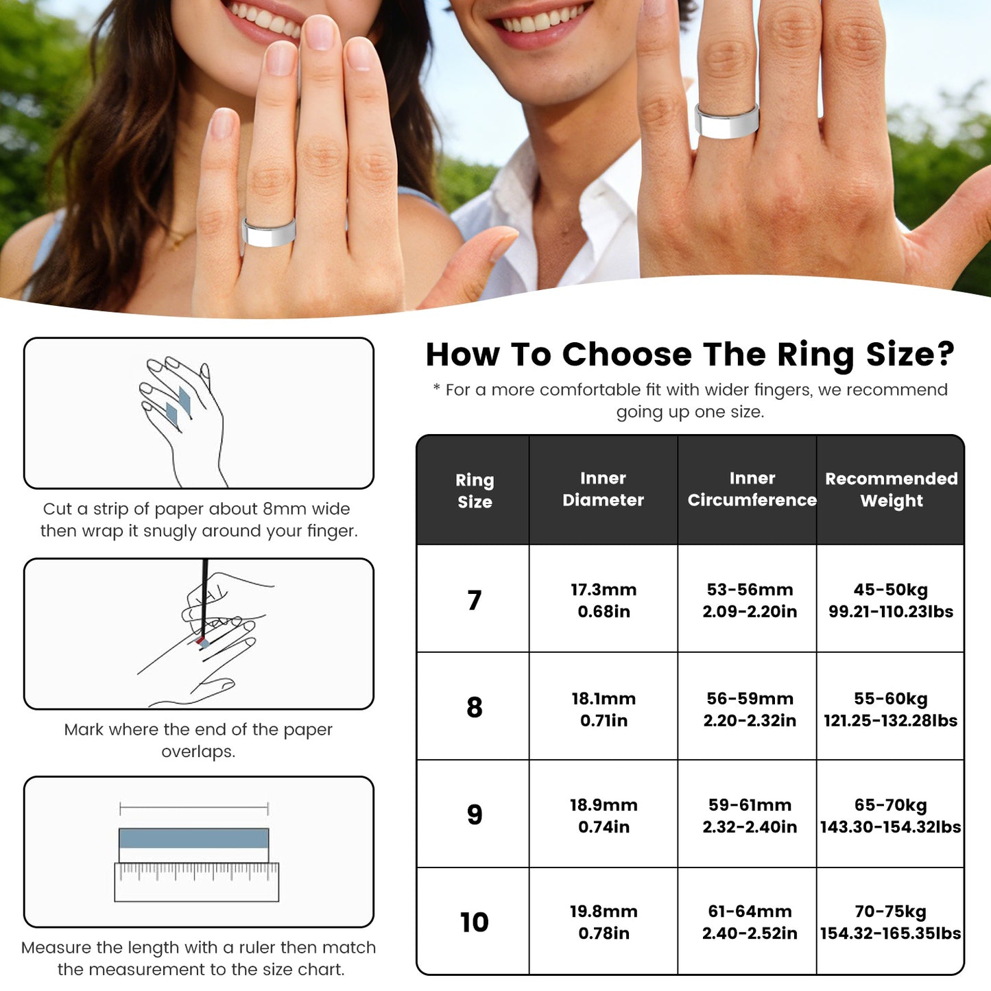 Pro-Series Smart Health Ring with Portable Charging Case | Advanced Sleep, Stress & HRV Tracker | 7-Day Ultra-Long Endurance