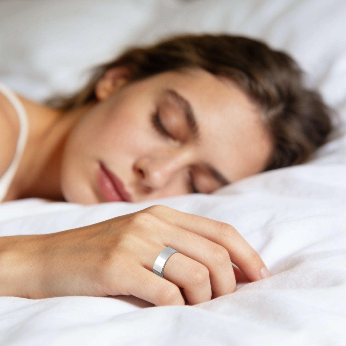 Pro-Series Smart Health Ring with Portable Charging Case | Advanced Sleep, Stress & HRV Tracker | 7-Day Ultra-Long Endurance